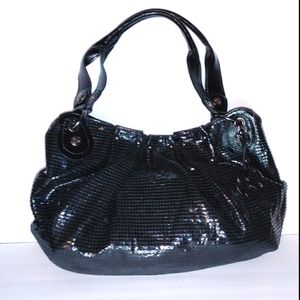 Relic Black Sparkle Hobo Bag Purse